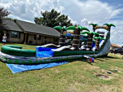 277775918 416010550330730 9068080695998778004 n 1718245952 1 18 ft. Rocky Island Water Slide + Slip n Slide