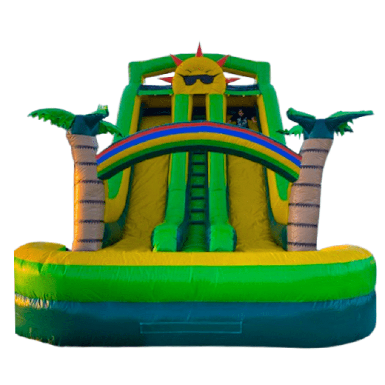 18 ft. Sunshine Dual Lane Water Slide