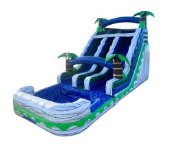 18 ft Snow White Dual Lane Water Slide