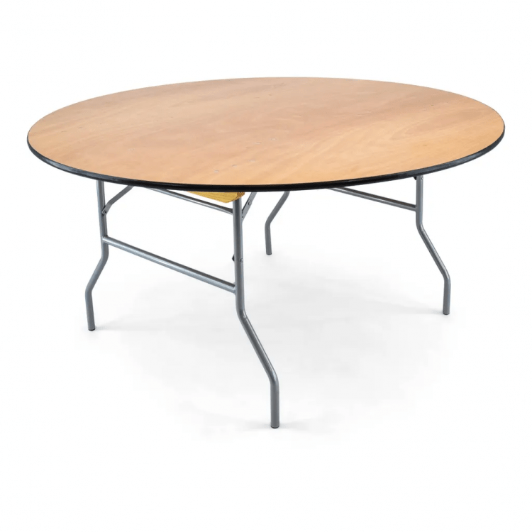 60 Round Wood Table